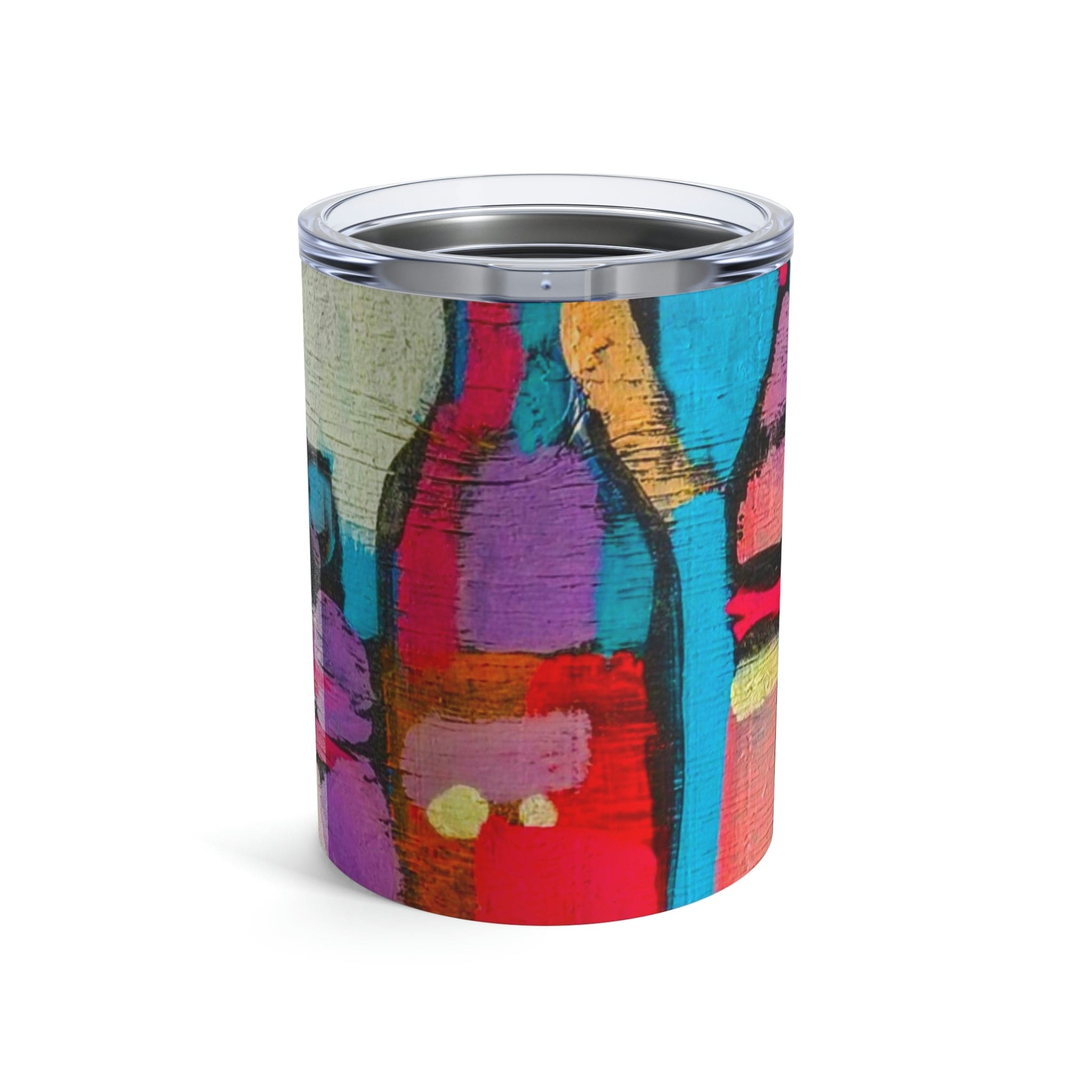Insulated Tumbler 10oz - Sutileza Smooth Colorful Abstract Print-0