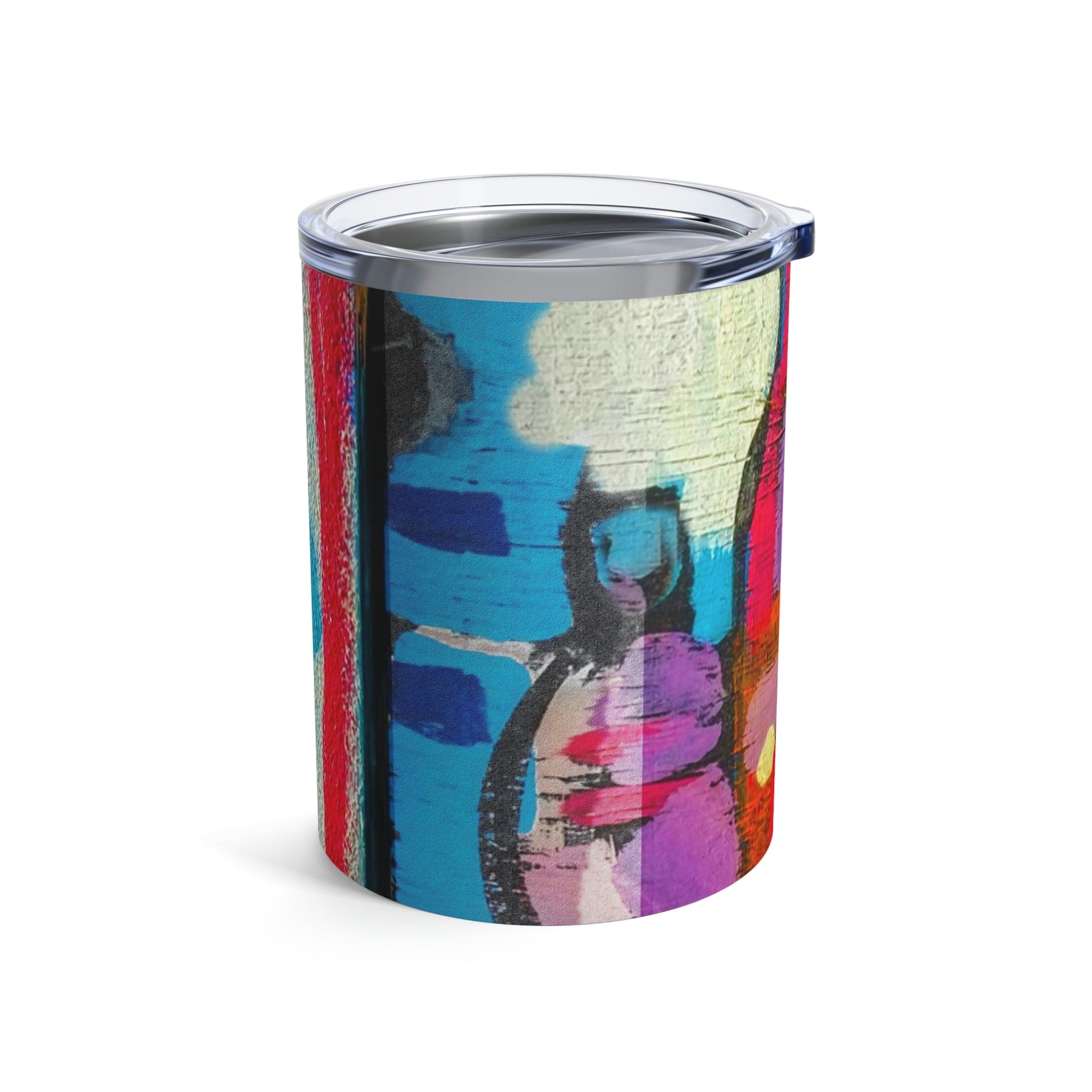Insulated Tumbler 10oz - Sutileza Smooth Colorful Abstract Print-2